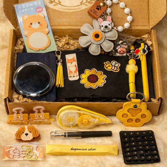 Pepa by Murr Other - Yellow Dopamine Stationery Gift Box – Curated Kawaii Set